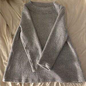 LOFT Gray Women's Cowl Neck Sweater